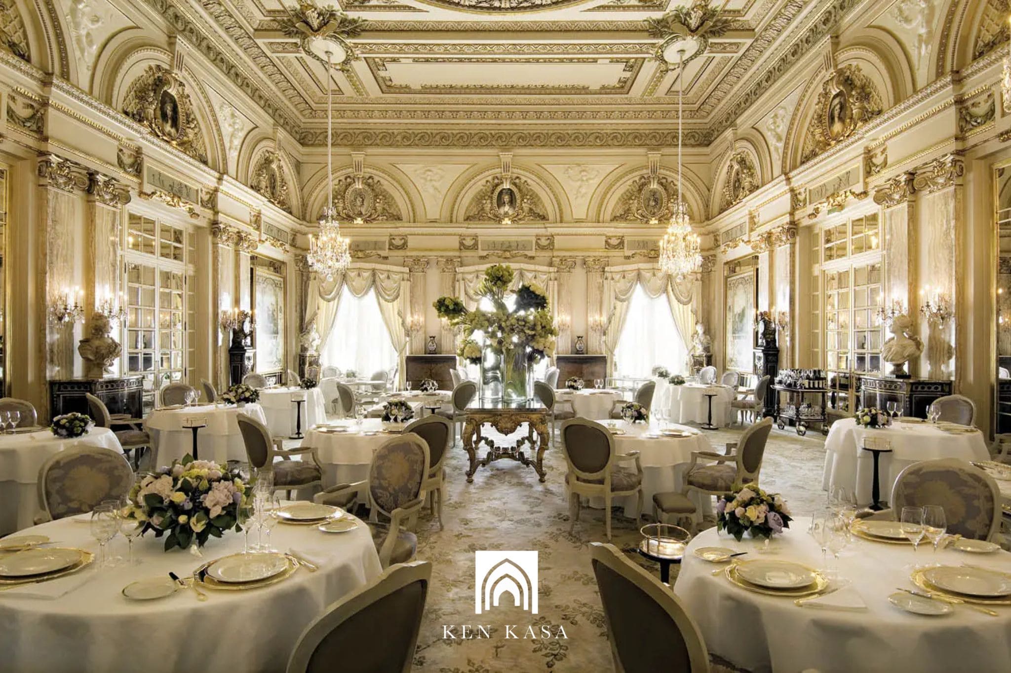 mẫu thiết kế nh&agrave; h&agrave;ng trong kh&aacute;ch sạn t&acirc;n cổ điển